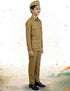 Subhash Chandra Bose Freedom Fighter Kids Fancy Dress Costume - Khaki