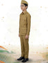Subhash Chandra Bose Freedom Fighter Kids Fancy Dress Costume - Khaki