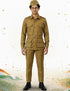 Subhash Chandra Bose Freedom Fighter Kids Fancy Dress Costume - Khaki