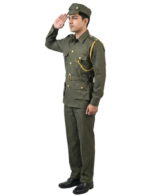 Indian Army Soldier Profession Community Helper Kids Fancy Dress Costume