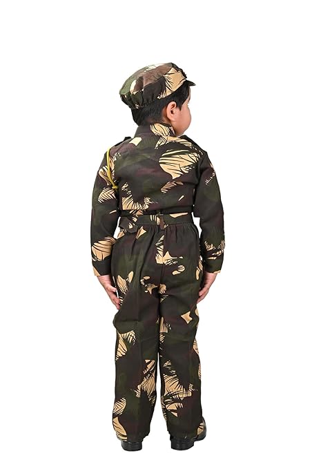 BookMyCostume Indian Para Military Special Forces Commandos Profession Fancy Dress Costume
