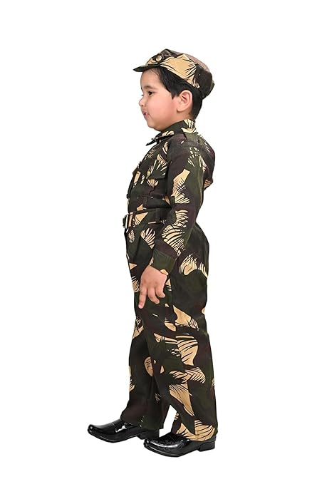 Indian Para Military Special Forces Commandos Profession Fancy Dress Costume