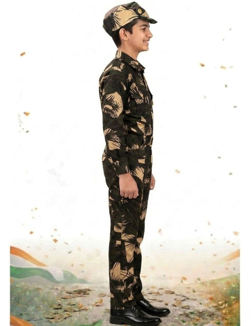 Indian Para Military Special Forces Commandos Profession Fancy Dress Costume