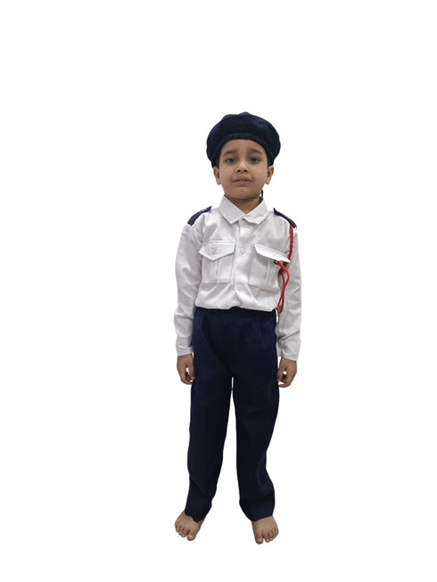 BookMyCostume Traffic Police Indian Community Helpers Fancy Dress Costume for Kids
