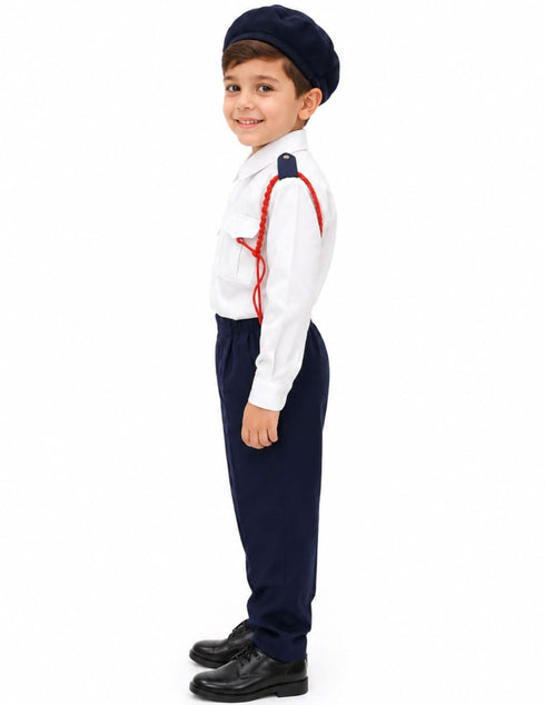 Traffic Police Indian Community Helpers Fancy Dress Costume for Kids