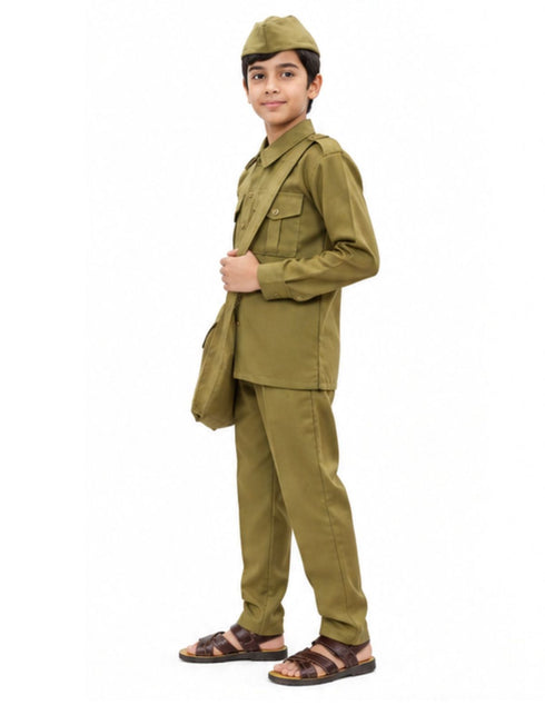 Indian Postman Dakiya Community Helper Classic Kids Fancy Dress Costume