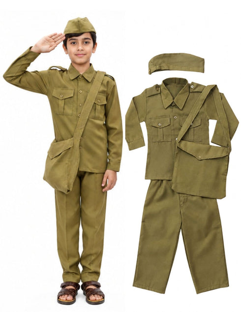 Indian Postman Dakiya Community Helper Classic Kids Fancy Dress Costume