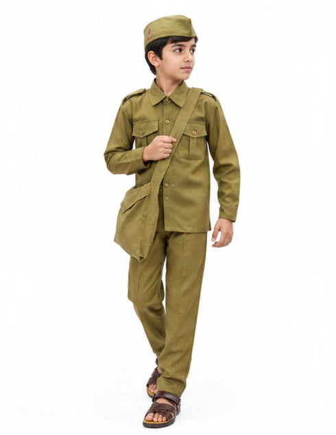 Indian Postman Dakiya Community Helper Classic Kids Fancy Dress Costume