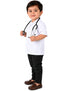 Doctor Physician White Coat with Stethoscope Medical Professional Community Helper Kids Fancy Dress Costume