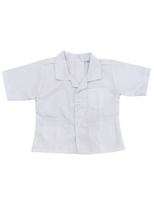 BookMyCostume Doctor Physician White Coat with Stethoscope Medical Professional Community Helper Kids Fancy Dress Costume