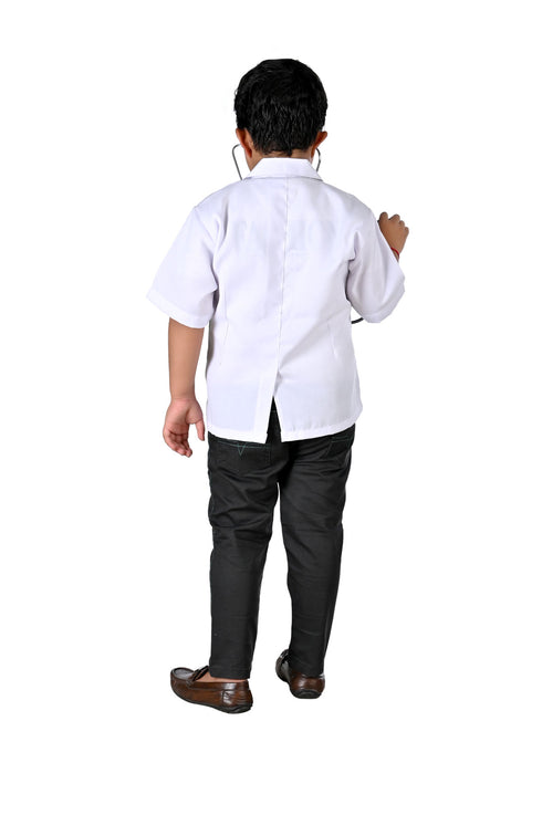 Doctor Physician White Coat with Stethoscope Medical Professional Community Helper Kids Fancy Dress Costume