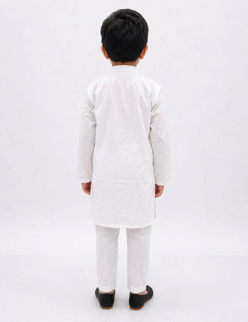 White Kurta Pyjama for Boys Kids & Adult Fancy Dress Costume