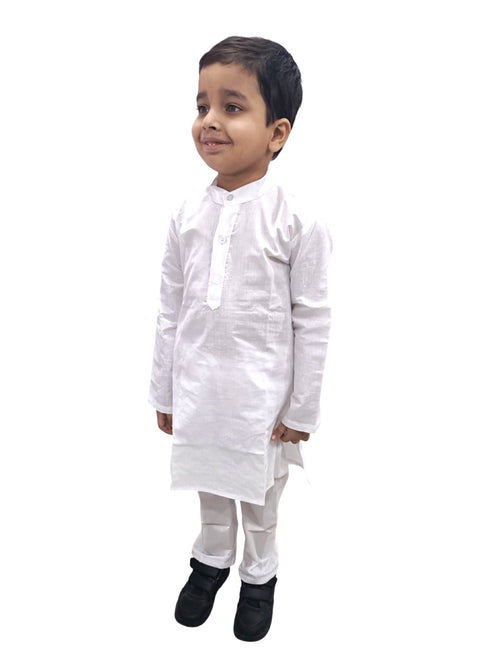 BookMyCostume White Kurta Pyjama for Boys Kids & Adult Fancy Dress Costume