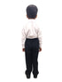 BookMyCostume Black Pant and White Shirt Combo for Boys Kids Fancy Dress Costume