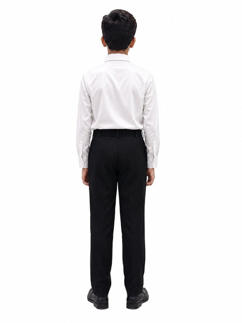 Black Pant and White Shirt Combo for Boys Kids Fancy Dress Costume