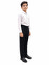 Black Pant and White Shirt Combo for Boys Kids Fancy Dress Costume