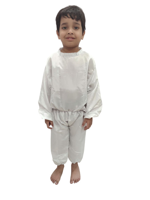 BookMyCostume White Jumpsuit Kids Fancy Dress Costume