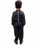 Black Jumpsuit Kids & Adult Fancy Dress Costume