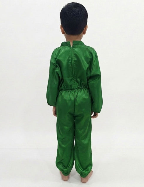 Green Jumpsuit Plant Kids & Adult Fancy Dress Costume