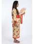 Japanese Girl Kimono with Fan International World Costume for Kids & Adults
