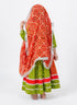 Rajasthani Indian State Fancy Dress Costume for Girls and Females | Without Jewelry
