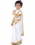 Kerala Indian State Saree Onam Fancy Dress Costume for Girls and Females