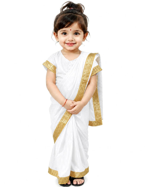 Kerala Indian State Saree Onam Fancy Dress Costume for Girls and Females