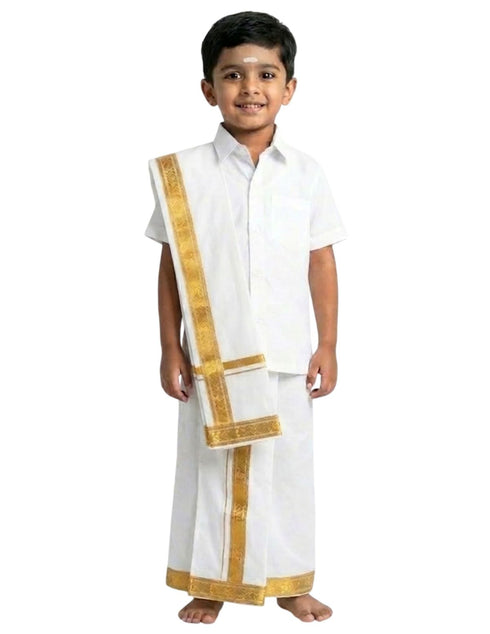 Kerala Indian State Onam Fancy Dress Costume for Boys and Men