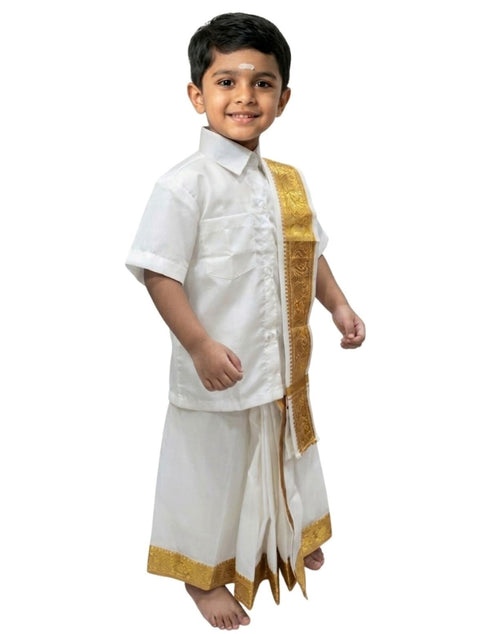 Kerala Indian State Onam Fancy Dress Costume for Boys and Men