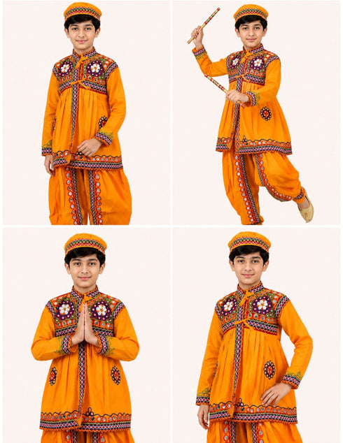 Gujarat Indian State Fancy Dress Costume for Boys and Men
