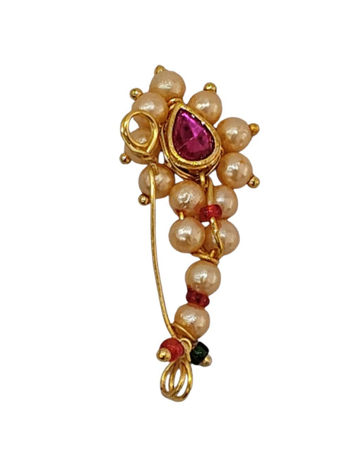 BookMyCostume Maharashtrian Marathi Kasta Saree Lavani Dance Fancy Dress Costume for Girls & Women