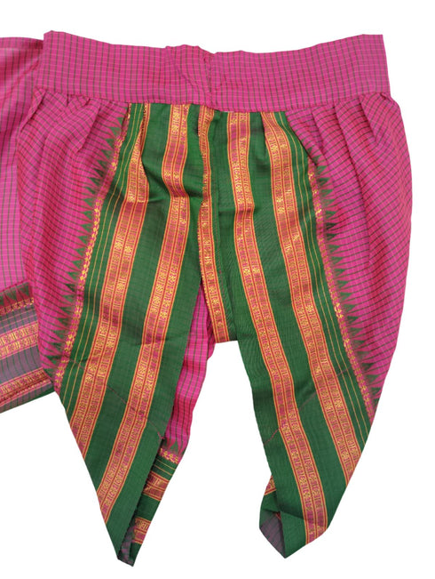 BookMyCostume Maharashtrian Marathi Kasta Saree Lavani Dance Fancy Dress Costume for Girls & Women