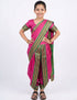 Maharashtrian Marathi Kasta Saree Lavani Dance Fancy Dress Costume for Girls & Women