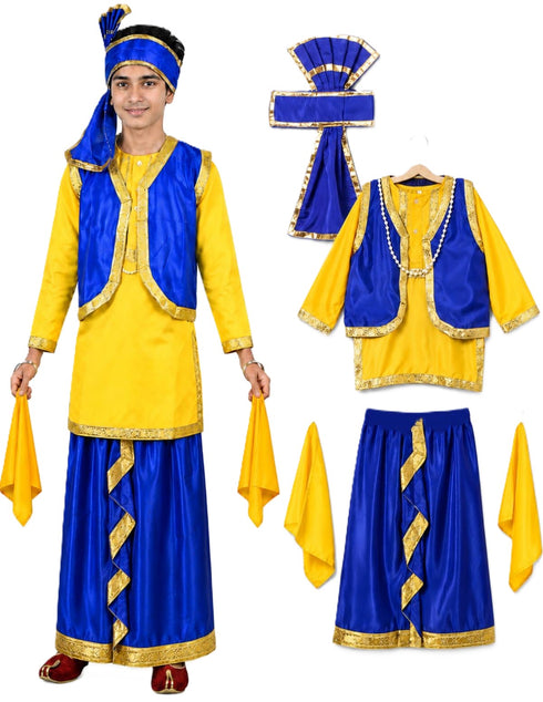 Punjabi Folk Dance Costume Bhangra for Boys and Men
