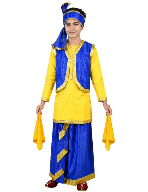 Punjabi Folk Dance Costume Bhangra for Boys and Men