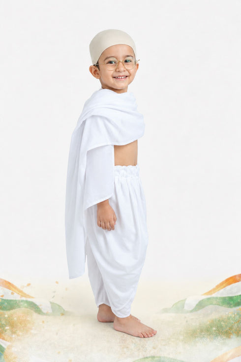Mahatma Gandhi Father of the Nation Freedom Fighter Kids Fancy Dress | Mahatma Gandhi Costume for Kids