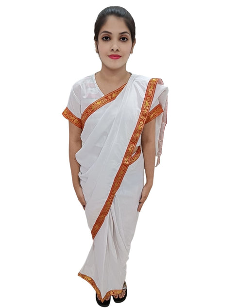 BookMyCostume Sarojini Naidu Leader Saree GIrls & Women Fancy Dress Costume