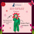 BookMyCostume Red Flower Kids Fancy Dress Costume