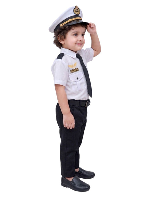 Airline Pilot Professional Helper Kids Fancy Dress Costume | Imported