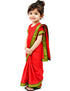 Teacher Red Saree Professio For Girls & Women Fancy Dress Costume