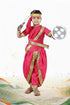 Rani Laxmi Bai Jhansi ki Rani Saree Kids Fancy Dress Costume for Girls with Accessories