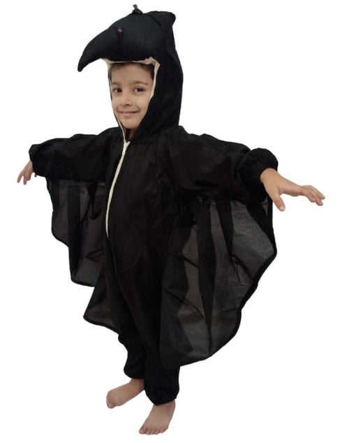 Crow Bird Kids Fancy Dress Costume For Kids- Black