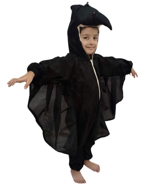 Crow Bird Kids Fancy Dress Costume For Kids- Black
