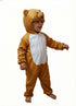 BookMyCostume Brown Honey Bear Animal Fancy Dress Costume | For Kids & Adults