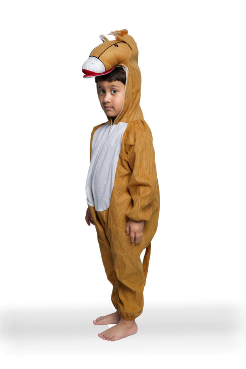 BookMyCostume Horse Ghoda Farm Animal Jumpsuit Fancy Dress Costume for Kids
