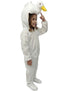 White Swan Duck Aquatic Bird Kids Fancy Dress Costume for Boys and Girls - Cute Animal Theme Outfit for School Competitions, Annual Functions & Halloween Parties Kids Fancy Dress Costume