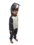 BookMyCostume Grey Mischievous Cat Cartoon Animal Jumpsuit Fancy Dress Costume for Kids