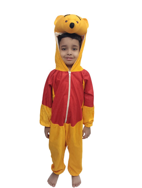Winnie bear Yellow Honey Bear Cartoon Kids Fancy Dress Costume