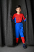 Red Blue Superhero Kids Fancy Dress Costume - Premium
