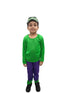 The Green Smasher Superhero Kids Fancy Dress Costume with Mask | Standard